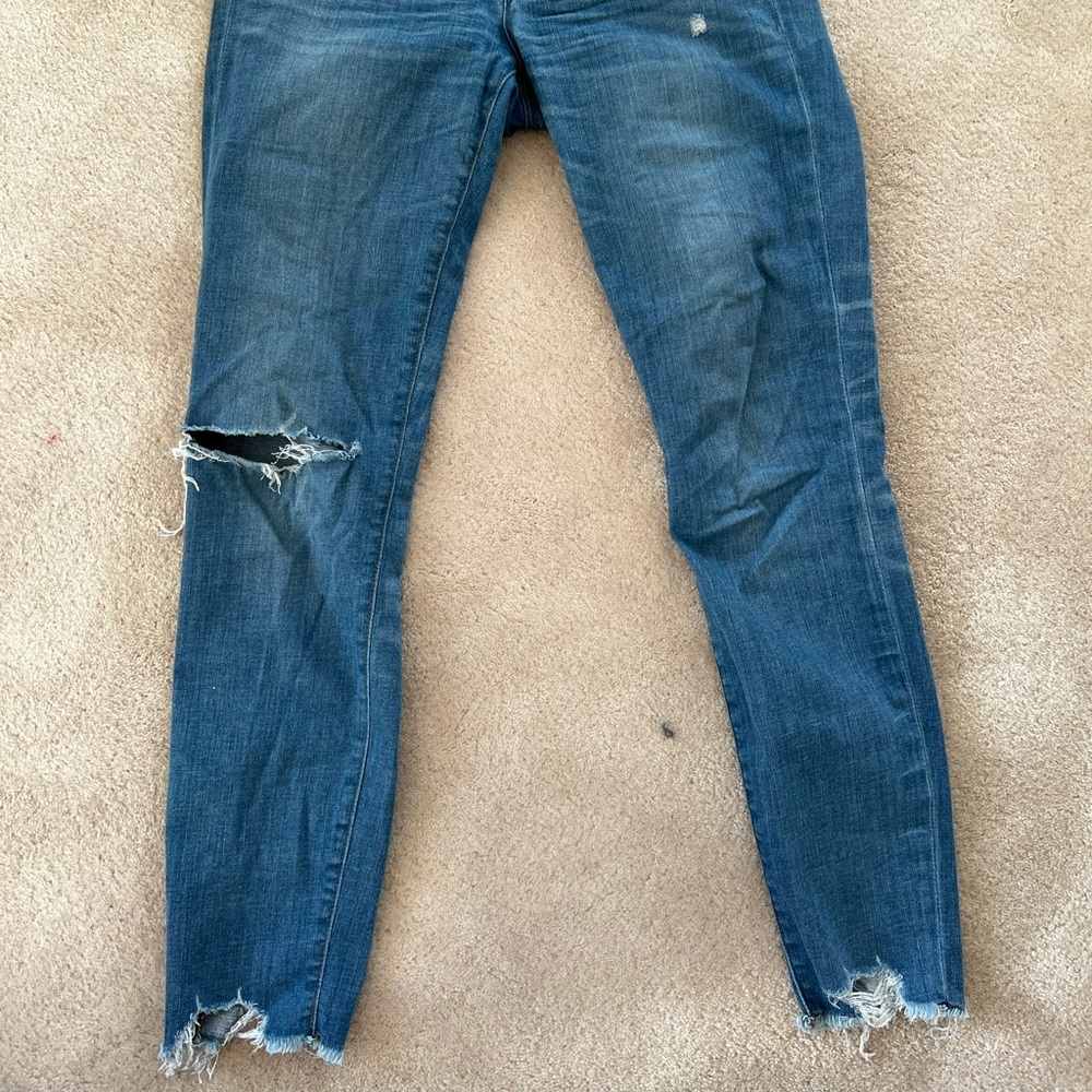j crew high rise toothpick jeans